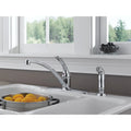 Delta Faucet Foundations® Single Handle Kitchen Faucet with Spray