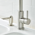 Better Homes & Gardens Elmont Pull Down Kitchen Faucet with Soap Dispenser, Satin Nickel