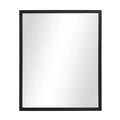 Mainstays 23X29 Black Finish Rectangular Wall Mirror