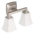 Moen Voss Brushed Nickel Two Globe Bath Light