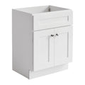 Design House 586941 Brookings 30x21 Unassembled Modern 2-Door Shaker Bathroom Vanity Cabinet Only, White